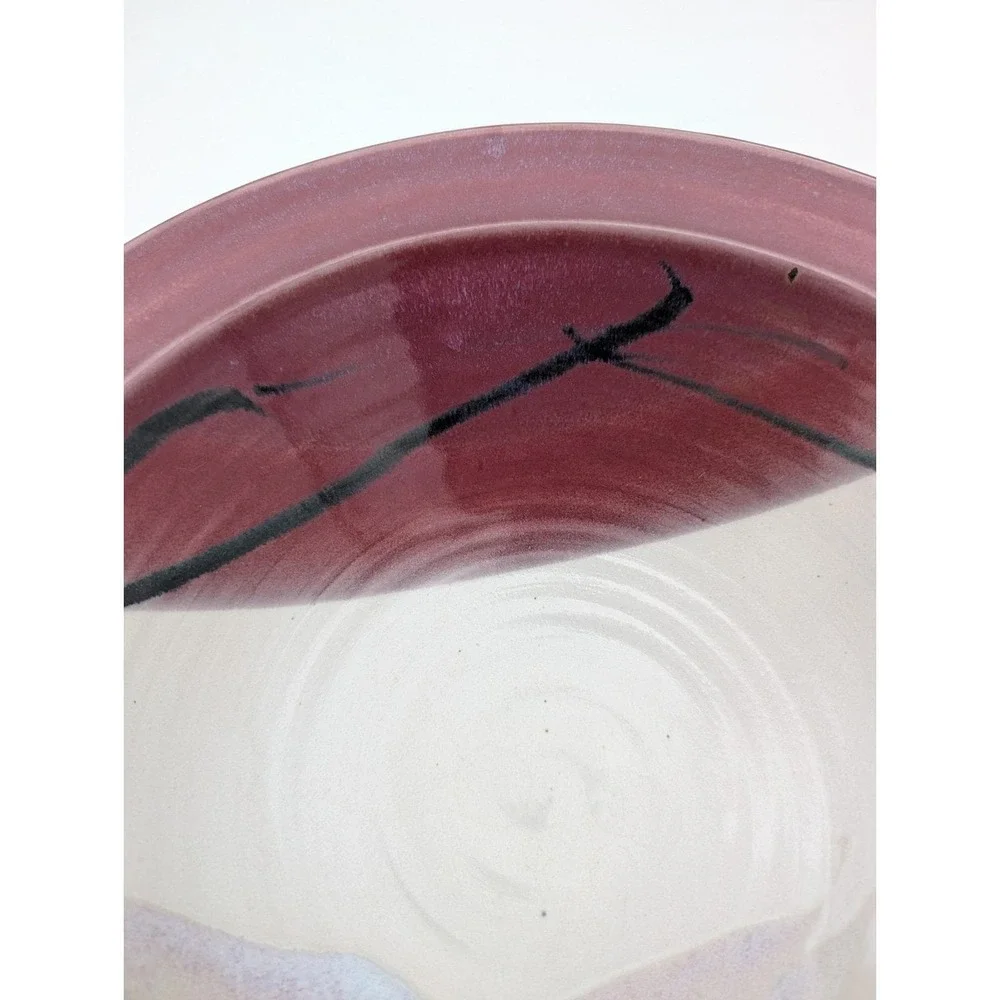 Studio Art Pottery Large Bowl 11 7/8